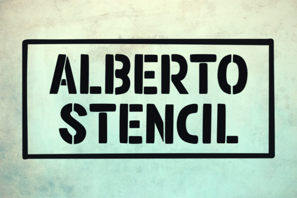 Alberto Stencil: A Modern Display Font for Bold Web Design