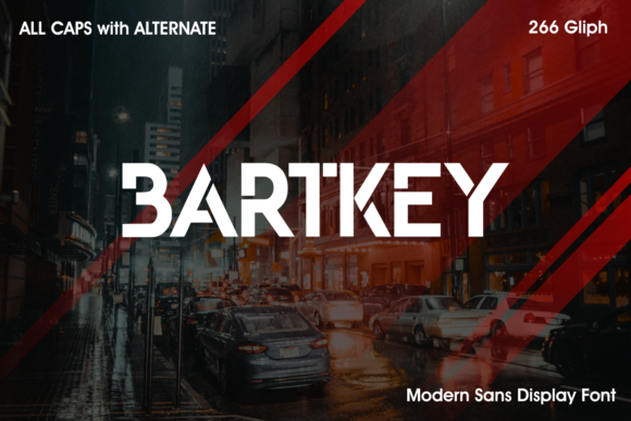 Bartkey: A Bold Display Font for Modern Web Design