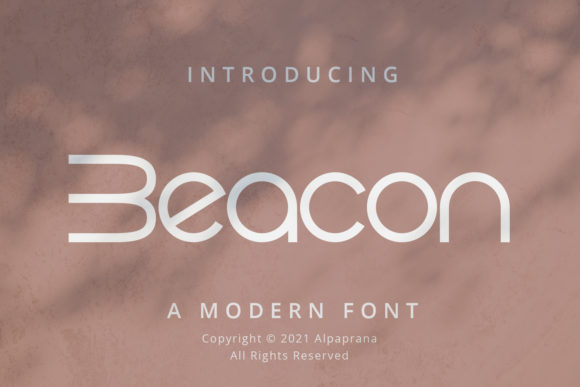 Beacon: A Minimal Techno Display Font for Scroll-Stopping Digital Content