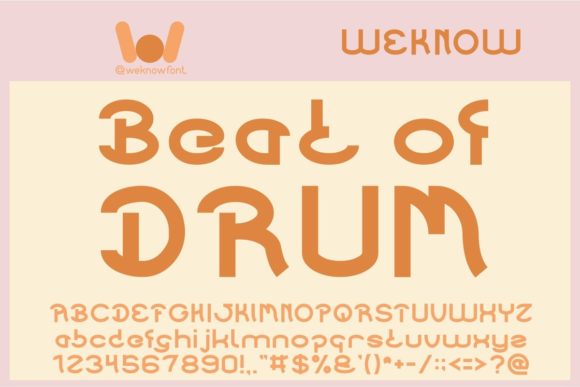 Beat of Drum: A Bold Display Font for Scroll-Stopping Digital Campaigns