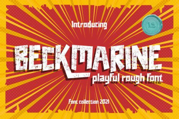 Beckmarine: A Bold Display Font for Striking Web Design