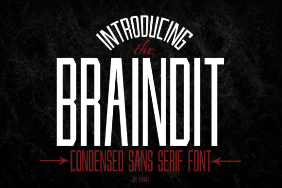 Braindit: A Bold Display Font to Strengthen Your Small Business Branding