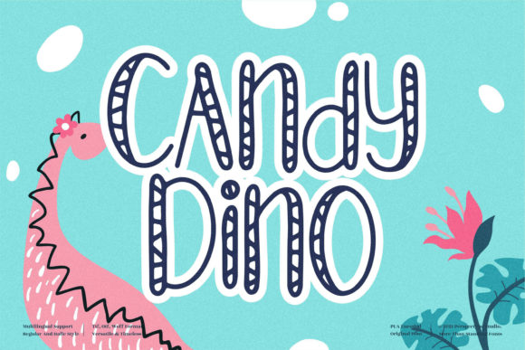 Candy Dino: A Playful Display Font for Warm, Inviting Editorial Design