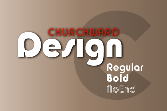 Churchward Design: A Bold Display Font for Handmade Labels, Invitations, and Creative Packaging