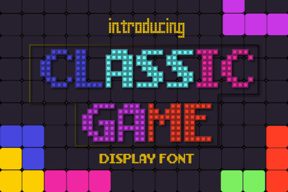 Classic Game: A Retro Display Font for Modern Web Design Projects