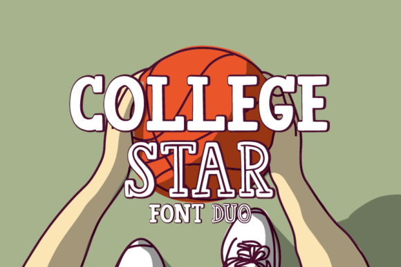 College Star: A Vintage Display Font for Editorial Design