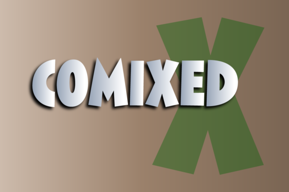 Comixed: A Bold Display Font for a Memorable Business Brand