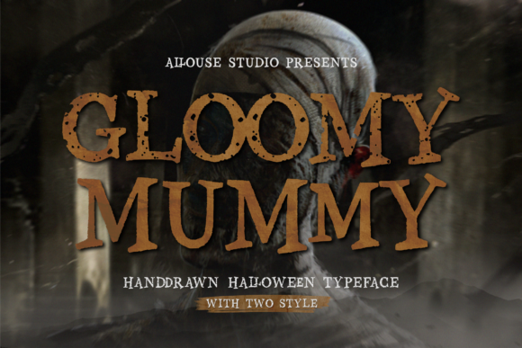 Gloomy Mummy: A Bold Display Font for Editorial Impact