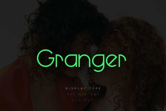 Granger: A Minimal Display Font for Crafters and Product Designers