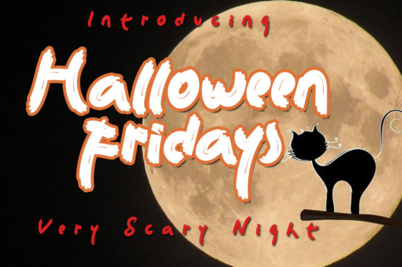 Halloween Fridays: A Charming Display Font for Seasonal Editorial Design