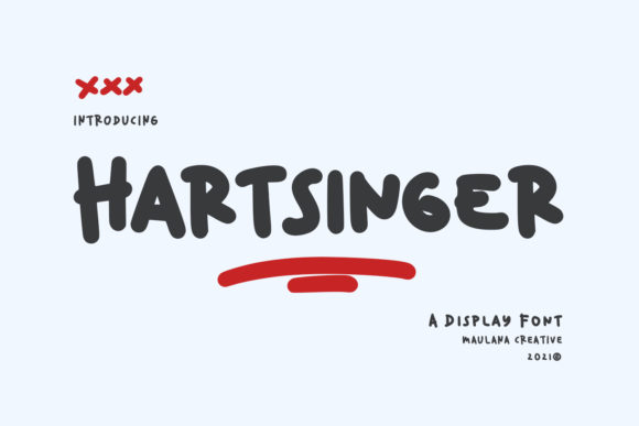 Hartsinger: A Friendly Display Font for Modern Web Design