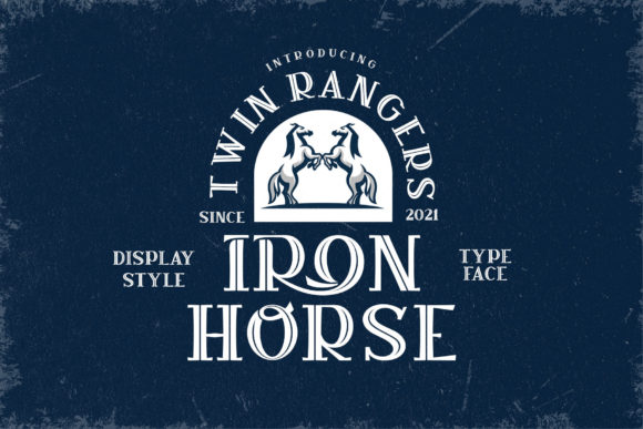 Iron Horse: A Bold Display Font for Editorial Design and Content Branding