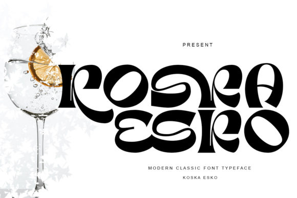 Koska Esko: A Trendy Display Font That Elevates Small Business Branding