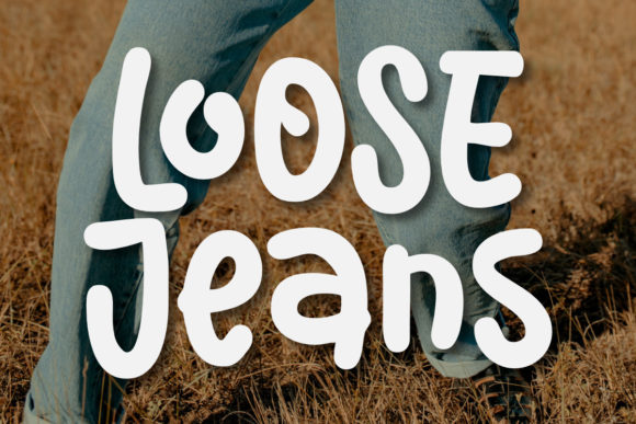 Loose Jeans: A Relaxed Display Font for Editorial Design and Digital Publishing