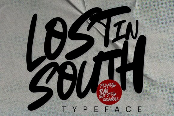 Lost in South: A Street-Styled Display Font for Bold Brand Campaigns