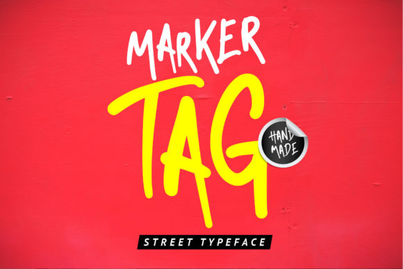 Marker Tag: A Street-Style Display Font for Web Design