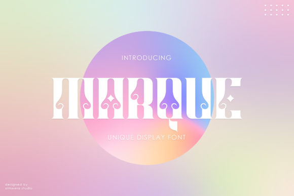 Marque: A Designer’s Take on This Bold Display Font