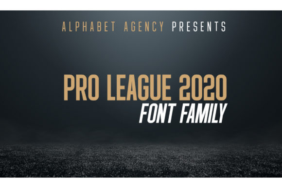 Pro League 2020: A Bold Display Font for High-Impact Design