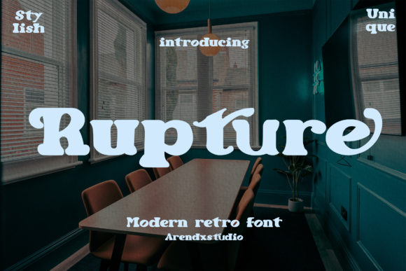 Rupture: A Display Font That Brings Personality to Branding