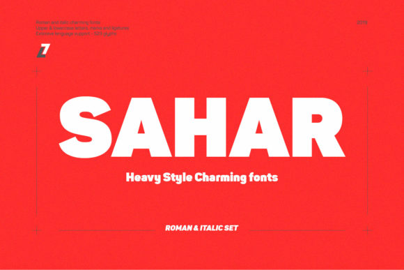 Sahar: A Bold Display Font for Impactful Web Design