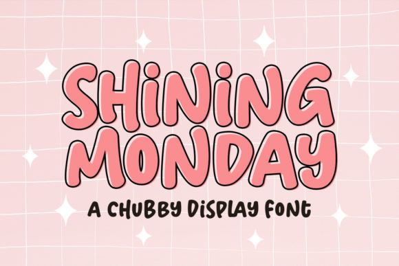 Shining Monday: A Playful Display Font for Modern Web Design