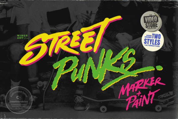 Street Punks: A Bold Display Font for Web Designers and Digital Brands