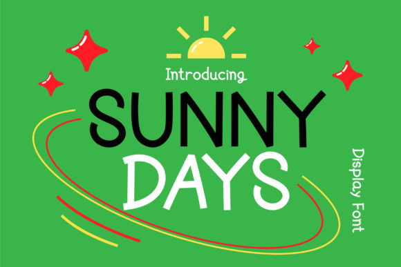 Sunny Days: A Versatile Display Font for Small Business Branding