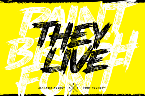 They Live: A Bold Display Font for High-Impact Campaign Visuals