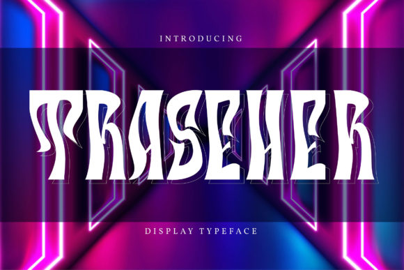 Traseher: A Retro-Inspired Display Font That Elevates Brand Identity