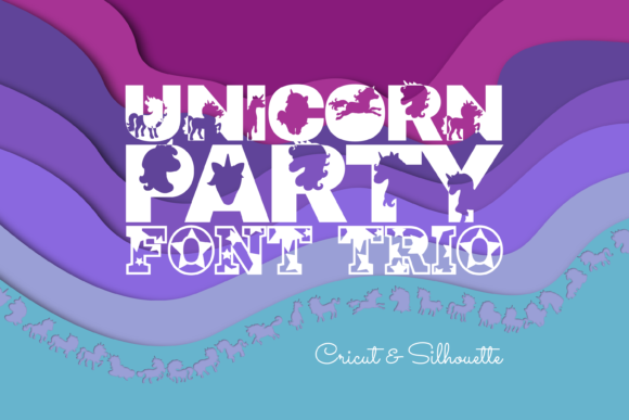 Unicorn Party Trio: A Display Font That Brings Magic to Editorial Design