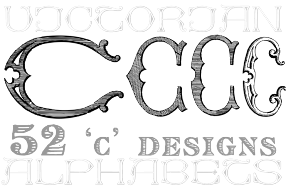 Victorian Alphabets C: A Display Font That Adds Elegance to Small Business Branding