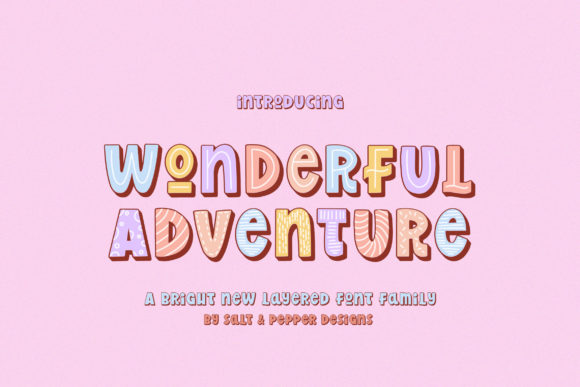 Wonderful Adventure Font: A Playful Display for Business Branding